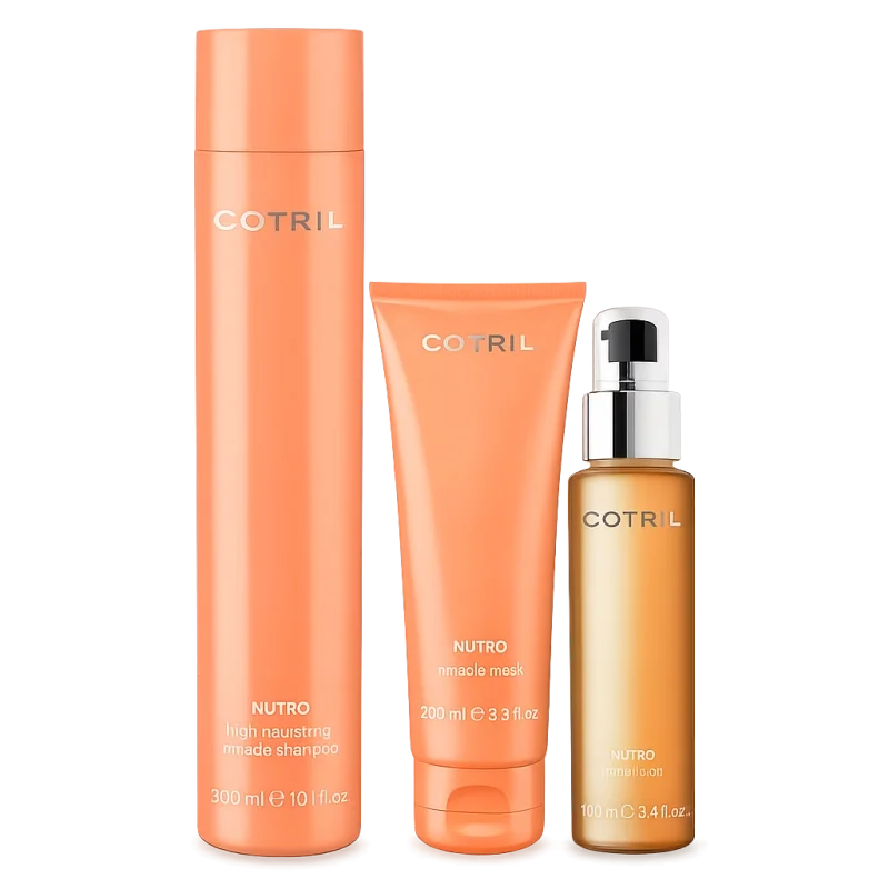 Cotril - Nutro Pack (Shampoo 300ml+Máscara 200ml+Óleo 100ml)