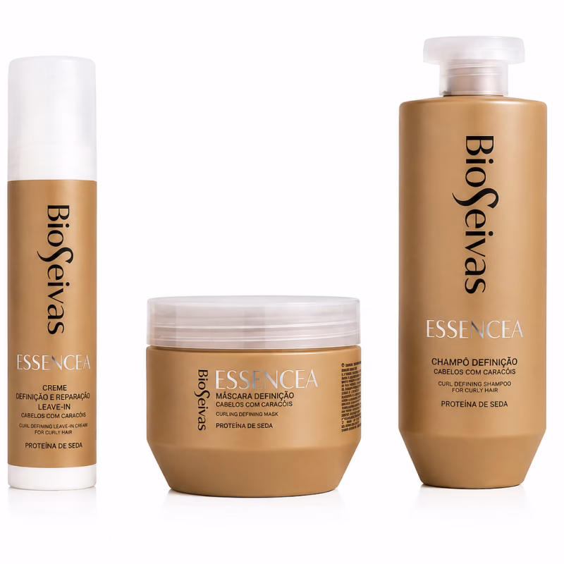 Bioseivas Caracóis Pack (Shampoo 300ml+Máscara 250ml+Creme 100ml)