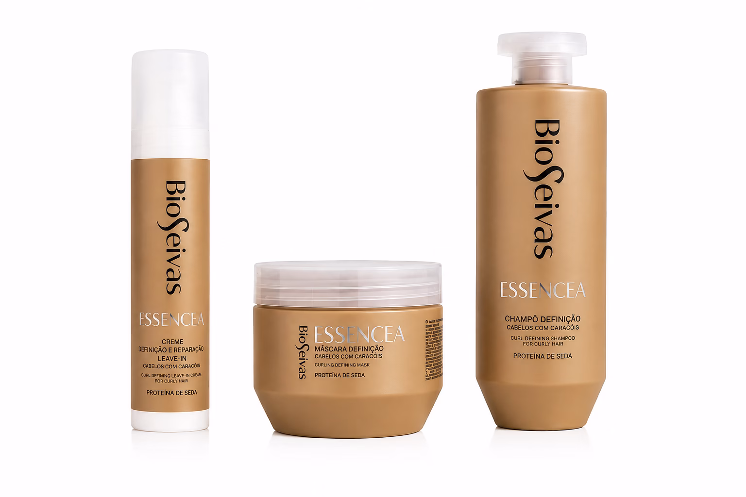 Bioseivas - Essencea Pack Definição (Shampoo 300ml+Máscara 250ml+Creme 100ml)