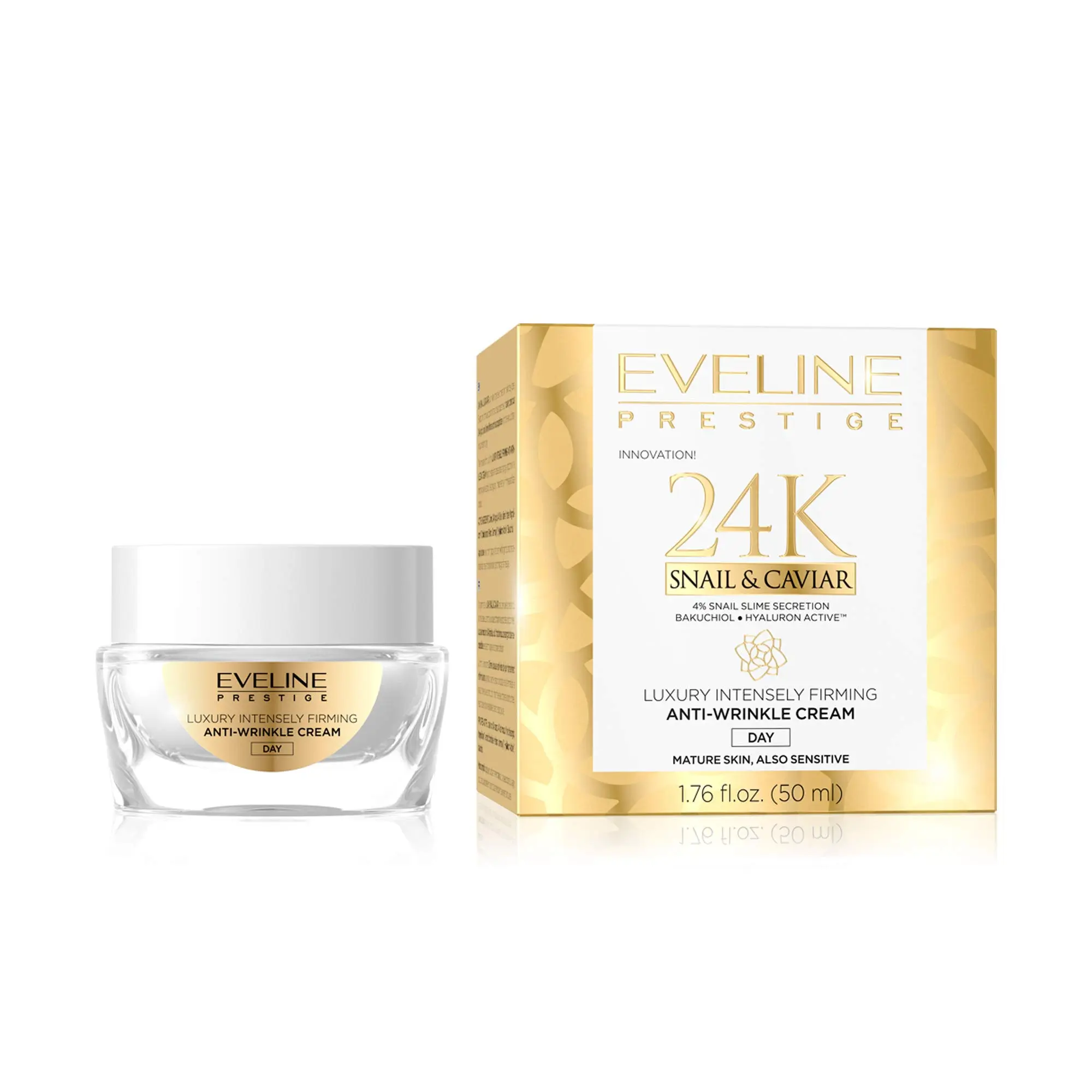 Eveline Prestige 24k Snail&Caviar Day Cream 50ml