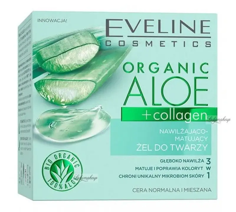 Eveline Aloe + Collagen Moist Mattifying 50ml