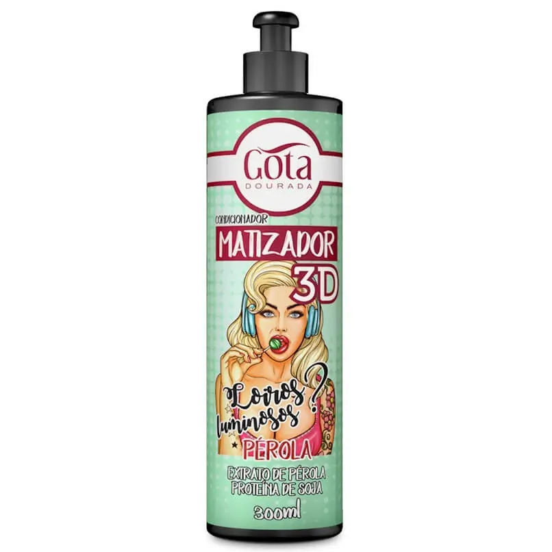 Gota Dourada Matizador 3D Pérola 300ml