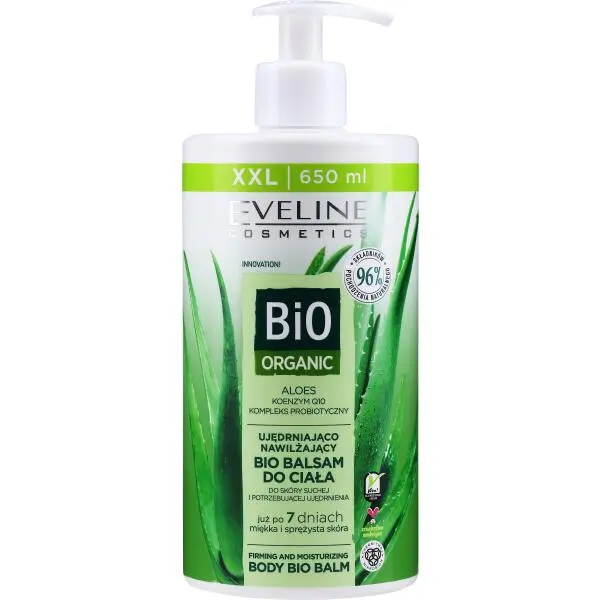 Eveline Bio Organic Firming&Moisturizing/Smoothig Body Aloe Vera 650ml