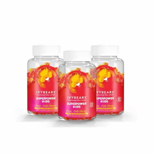 Proporcione aos seus filhos a força e o poder que eles precisam para crescerem saudáveis e felizes com as gomas IVYBEARS Super Power Kids. Gomas deliciosas são especialmente formulados para fornecer aos seus filhos os nutrientes essenciais de que precisam para um desenvolvimento saudável.