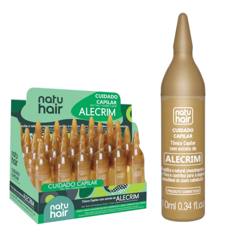Ampolas De Alecrim 10ML – Natu Hair (1 Unidade)