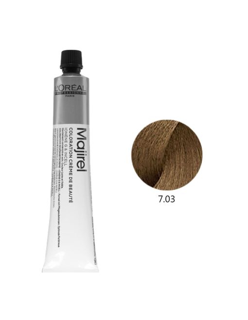 Majirel 7.03 Louro Natural Dourado 50ml Loreal Profissional