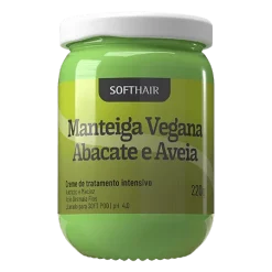 Soft Hair Manteiga Vegana Abacate e Aveia 220g