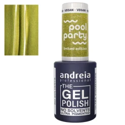 Andreia - The Gel Polish Coleção Pool Party Pp6 Verde Glitter Holográfico