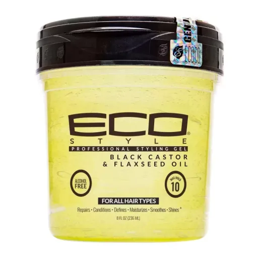 Eco Style Black Castor & Flaxseed Oil Gel 946ml