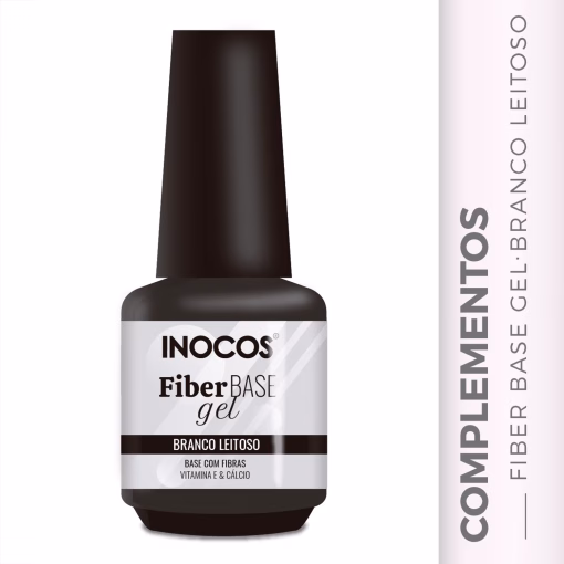 Base com fibra de vidro, ideal para unhas fracas! Viscosidade perfeita para construção e extensão até 5mm Enriquecida com vitamina E e cálcio Perfeito para a técnica de nail art efeito Baby Boomer.