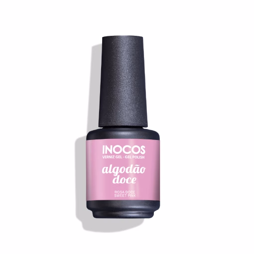 Verniz Gel Rosa Doce com fórmula duradoura e pigmentada