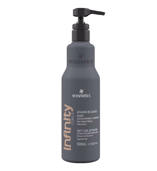 Ecosmetics – Infinity Curls Ativador de Cachos Suave 500ml