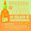 LOLA - PAPO RETO Óleo 50ml Com proteção térmica e da cor, sou tipo um super-herói dos cabelos, devolvendo toda aquela luminosidade original, como se tivessem acabado de sair do salão! Não deixe de me usar antes ou após procedimentos como colorações, descolorações e luzes. Para deixar suas madeixas ainda mais felizes, bora seguir o combo completo: Shampoo, Máscara Fluida, Condicionador e Óleo Papo Reto.