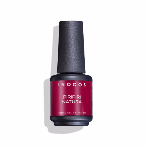 INOCOS - Verniz Gel Piripiri Natura Verniz Gel com fórmula duradoura e pigmentada REF. 91.18.496 Apresentamos-te o Verniz Gel INOCOS Piripiri da Coleção Natura Lovers Spice Edition. Cor Vermelho Bordeaux. Detalhes: Verniz Gel Vegan Quantidade: 15ml Modo de uso: Após a aplicação da Base, aplica uma ou duas camadas finas de Verniz Gel. Catalisa em Lâmpada UV (120s) ou LED (60s). PRECAUÇÕES: USO PROFISSIONAL. EVITAR CONTACTO COM A PELE, PODE PROVOCAR REAÇÃO ALÉRGICA. LER AS INSTRUÇÕES DE USO. MANTER FORA DO ALCANCE DAS CRIANÇAS. ARMAZENAR FECHADO, SEM EXPOSIÇÃO À LUZ.