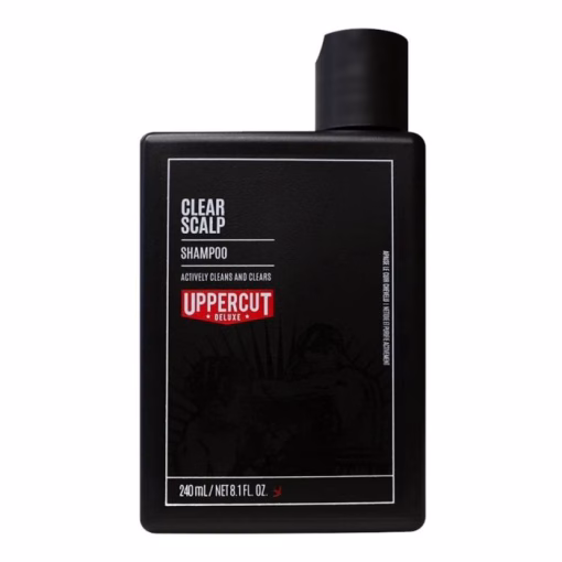 Uppercut Deluxe Clear Scalp Shampoo mantem o seu couro cabeludo limpo e sem impurezas. Este shampoo foi especialmente desenvolvido para purificar o couro cabeludo, removendo eficazmente o excesso de oleosidade e resíduos de produtos. A sua fórmula suave é adequada para uso frequente e é perfeita para quem procura uma sensação de limpeza profunda sem agredir o cabelo. Adequado para todos os tipos de cabelo, este shampoo deixa o couro cabeludo refrescado e o cabelo com uma aparência saudável e brilhante.