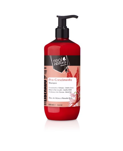 Real Natura Shampoo sem Sal Pro Crescimento 500ml