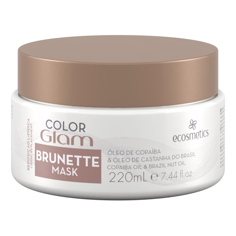 Ecosmetics - Máscara Color Glam Brunette 220ml