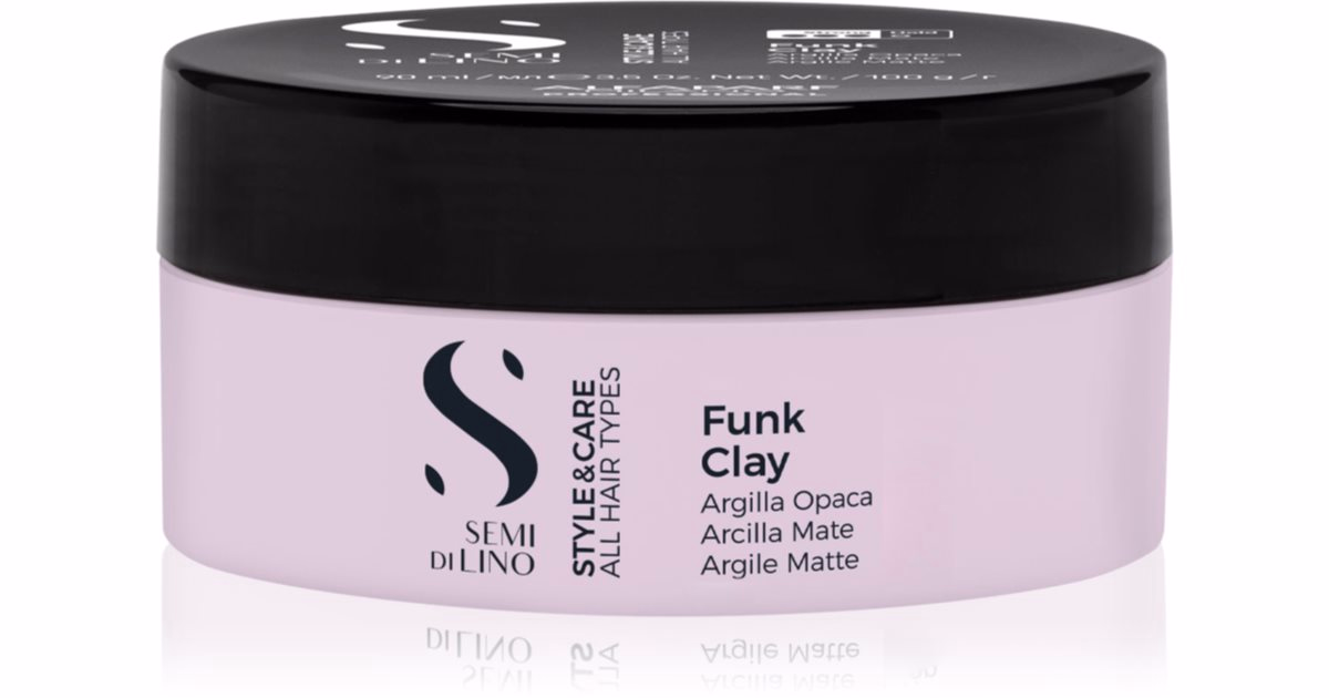 Alfaparf Milano Semi Di Lino Style & Care Funk Clay 90ml