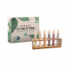 INOCOS - Box Bioglitter Deixa-te impressionar com a Coleção Bioglitter INOCOS! A Box INOCOS inclui 6 cores Bioglitter selecionadas e um suporte de madeira para glitters. Nota: Limitado ao stock existente.