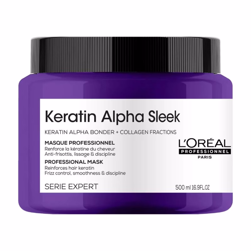 L'Oréal Keratin Alpha Sleek Máscara 500ml