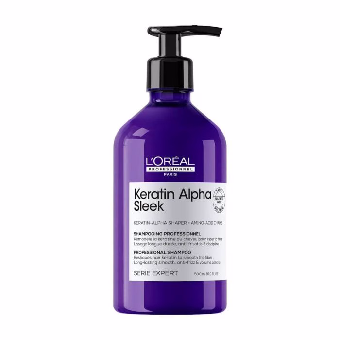 L'Oréal Keratin Alpha Sleek Shampoo 500ml