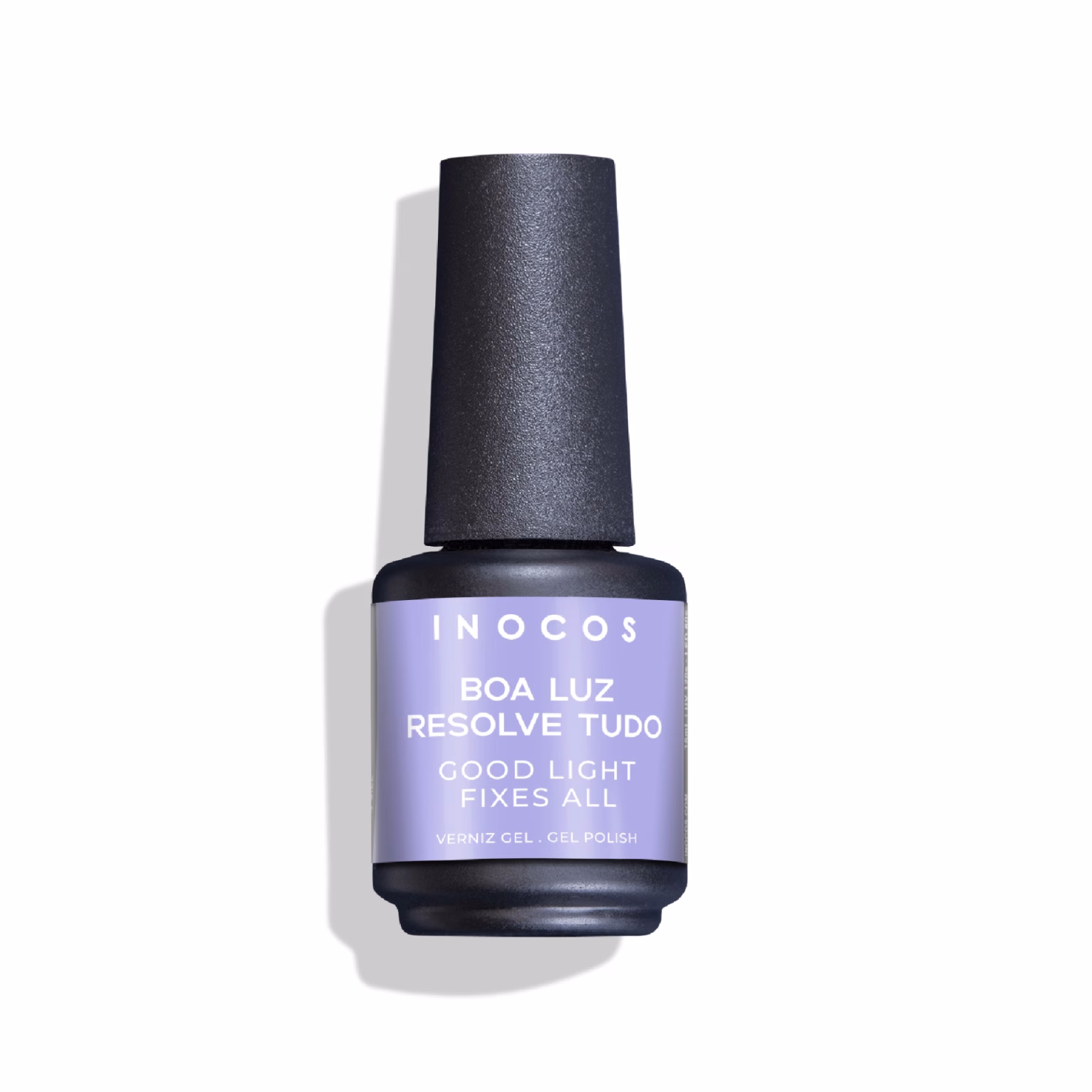 Apresentamos-te o Verniz Gel INOCOS Boa Luz Resolve Tudo da Coleção Sem Regras. Cor Lilás Céu. Detalhes: Verniz Gel Vegan Quantidade: 15ml Modo de uso: Após a aplicação da Base, aplica uma ou duas camadas finas de Verniz Gel. Catalisa em Lâmpada UV (120s) ou LED (60s). PRECAUÇÕES: USO PROFISSIONAL. EVITAR CONTACTO COM A PELE, PODE PROVOCAR REAÇÃO ALÉRGICA. LER AS INSTRUÇÕES DE USO. MANTER FORA DO ALCANCE DAS CRIANÇAS. ARMAZENAR FECHADO, SEM EXPOSIÇÃO À LUZ.