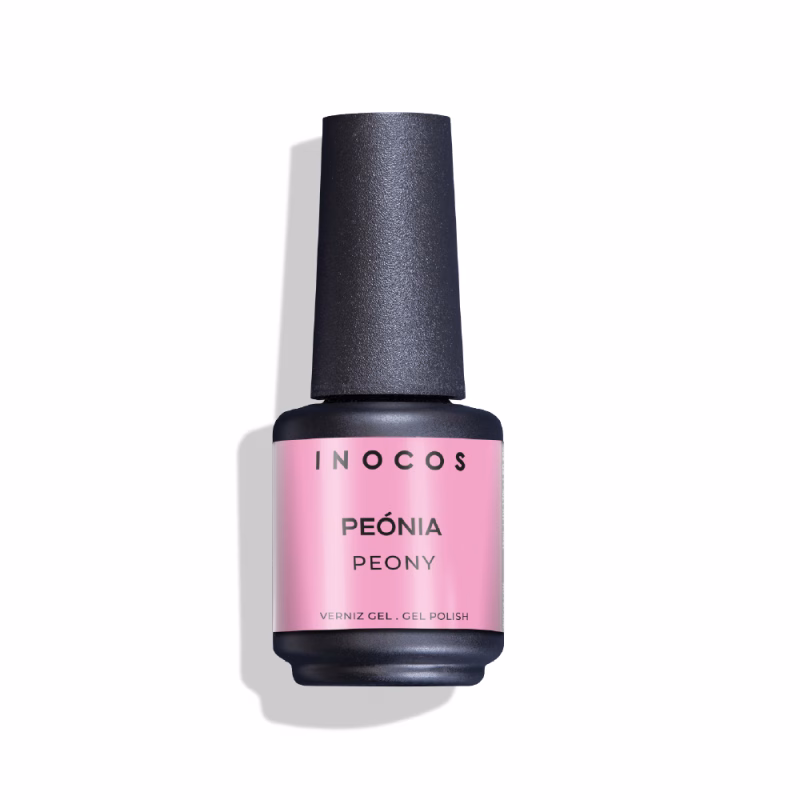 Verniz Gel Rosa com fórmula duradoura e pigmentada REF. 91.18.382 Apresentamos-te o Verniz Gel INOCOS Peónia da Coleção Flora Collection. Cor Rosa. Detalhes: Verniz Gel Vegan & Cruelty Free Quantidade: 15ml Modo de uso: Após a aplicação da Base, aplica uma ou duas camadas finas de Verniz Gel. Catalisa em Lâmpada UV (160s) ou LED (60s).