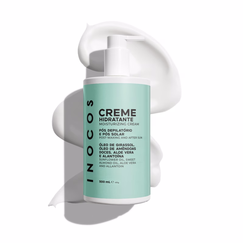 INOCOS - Creme Hidratante INOCOS Pós Depilatório O Creme Hidrante Pós Depilatório possui Óleo de Giras REF. 91.20.046 O Creme Hidratante Pós Depilatório e Pós Solar possui óleo de giras, para remoção de resíduos de cera, de ação hidratante. Detalhes: Vegan Quantidade: 500ml