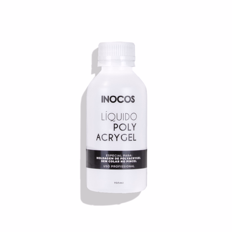 Líquido Polyacrygel INOCOS que ajuda na aplicação e construção do Polyacrygel. REF. 81.03.001 Apresentamos-te o Líquido Polyacrygel INOCOS Especial Pincéis. Auxilia na aplicação e construção do Polyacrygel sem colar ao pincel, preservado as suas cerdas. Produto Vegan & Cruelty Free.