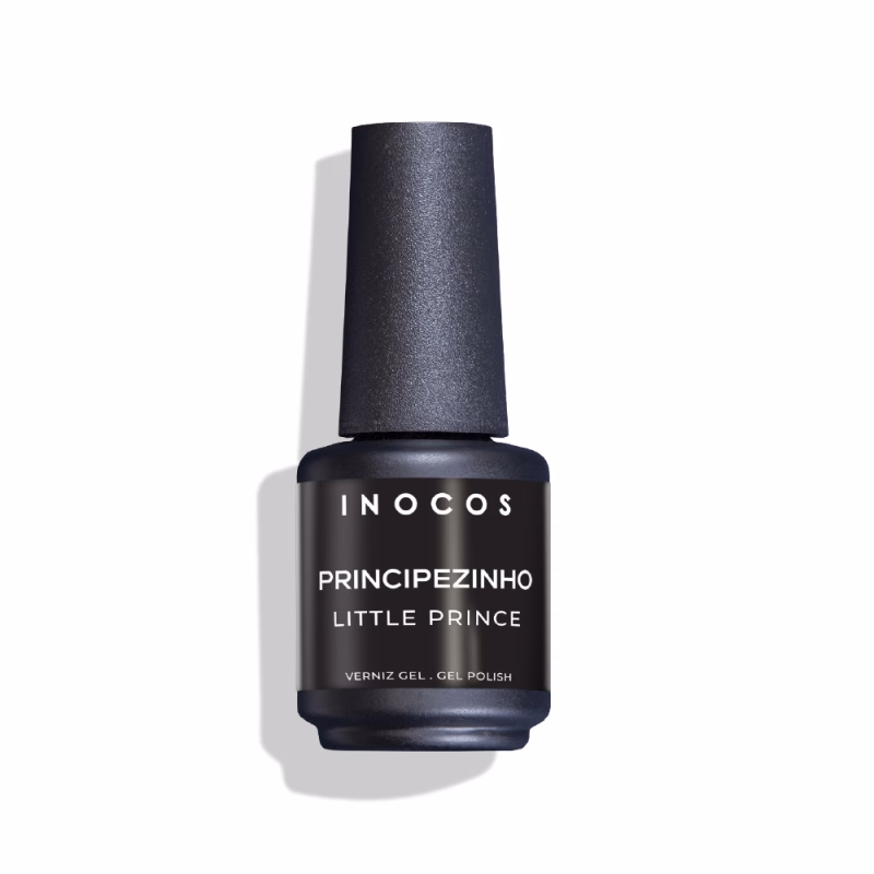Verniz Gel Preto Puro com fórmula duradoura e pigmentada REF. 91.18.040 Apresentamos-te o Verniz Gel INOCOS Principezinho da Coleção Viagem Às Memórias. Cor Preto Puro. Detalhes: Verniz Gel Vegan & Cruelty Free Quantidade: 15ml Modo de uso: Após a aplicação da base, aplica uma ou duas camadas finas de verniz de gel. Catalisa em Lâmpada UV (120s) ou LED (60s).