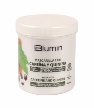 TAHE - BLUMIN MÁSCARA CAFEINA E QUININA 700 ML Cabelo enfraquecido Máscara com Cafeína e Quinina: Fortalece e Redifica Você percebe que seu cabelo está mais fino, fraco ou mais opaco? Dê um verdadeiro impulso com a Máscara de Cabelo de Cafeína e Quinina, uma fórmula especializada que estimula a produção natural de queratina para transformar sua juba por dentro. Graças à ação combinada de cafeína energizante e fortalecimento da quinina, essa máscara atua diretamente na raiz do problema: o afinamento do cabelo. Resultado: cabelo mais espesso, mais resistente e visivelmente reparado, desde a primeira aplicação. Principais Benefícios: Estimula a produção de queratina para cabelos mais fortes Fórmula energizante com cafeína e quinina de alta eficiência. Aumenta a densidade em cabelos finos ou enfraquecidos. Repara e nutre mais profundamente sem sobrecarregá-lo. Resultados visíveis dos primeiros usos. Por que escolhê-lo? Porque seu cabelo não precisa apenas de maciez, precisa de força de verdade. Essa máscara vai além do brilho superficial e funciona por dentro, com ingredientes que a ciência capilar reconhece como aliados na regeneração capilar. Sua textura cremosa e fórmula de ação rápida fazem com que a terapia intensiva não consome seu tempo, mas restaura a força e a vitalidade.