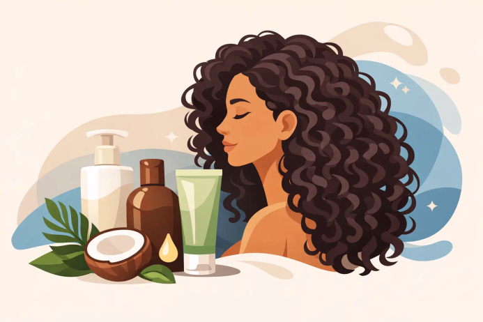 Melhor shampoo para caracóis definidos