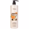 TAHE - MIRACLE GOLD ANTI FRIZZ MÁSCARA CABELOS FINOS 1000ML Milagre anti-frizz Com Queratina, Provitamina B5 e extrato de Camomila. Máscara antiencrespamento, disciplina os cabelos encrespados e finos. Hidratação profunda, volume, brilho intenso e suavidade infinita. Não deixa o cabelo pesado. Aplicar a quantidade necessária no cabelo lavado e húmido. Massajar com a ponta dos dedos e deixar atuar 2 minutos. Passar abundantemente por água. Usar 2 vezes por semana.