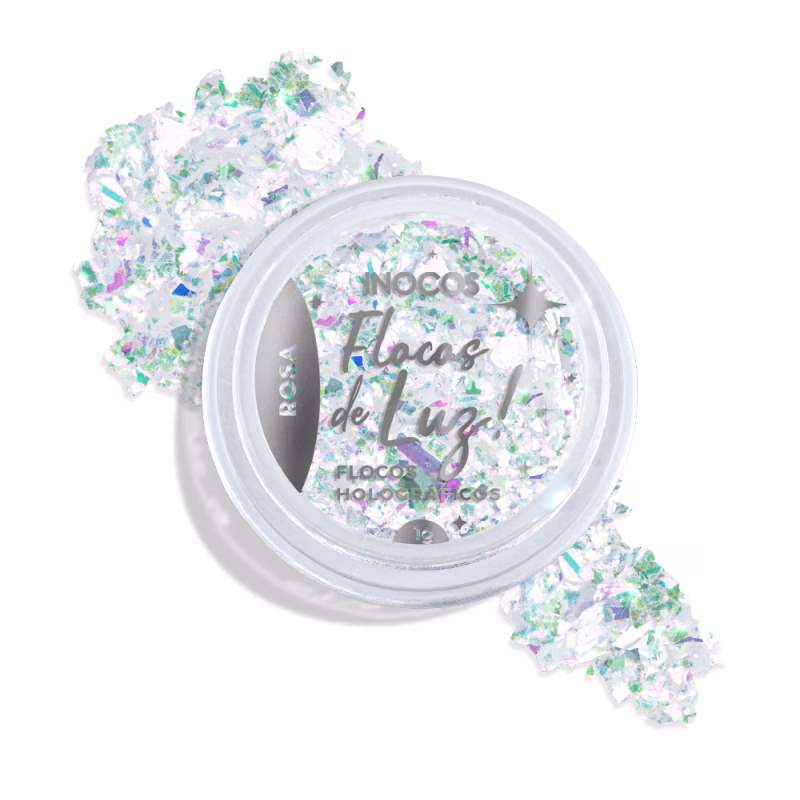 INOCOS - FLOCOS DE LUZ ROSA Flocos de Luz Rosa para encapsular e nail art REF. 93.03.073 Apresentamos-te os Flocos de Luz INOCOS Rosa da Coleção Carol Carvalho. Os Flakes são perfeitos para nail art e para encapsular. Cor Rosa. Detalhes: Quantidade: 1g