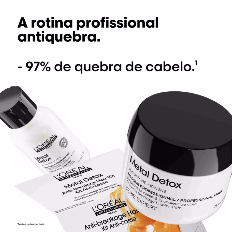 L’Oréal Metal Detox Kit Duo Mini (Shampoo 100 ml + Máscara 75 ml) - Image 2