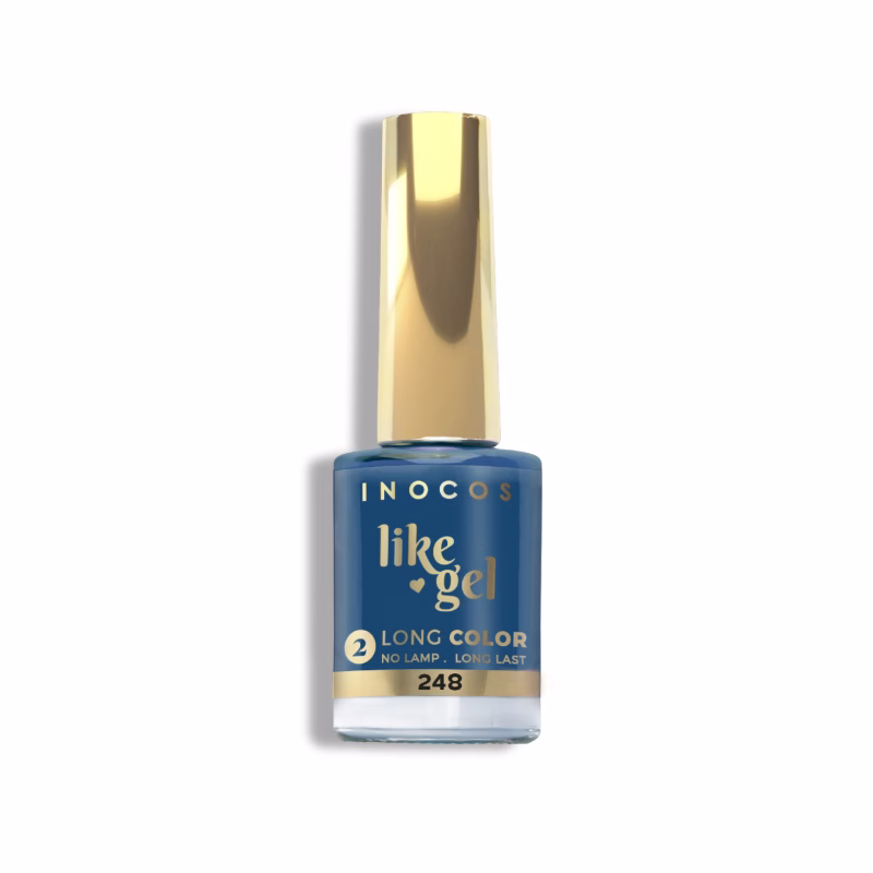 INOCOS - Like Gel 248 Azul Intenso Verniz Efeito Gel de Alta Duração REF. 91.26.155 Apresentamos-te o Like Gel INOCOS 248 Azul Intenso da Coleção Natura Lovers Aqua Edition. Cor Azul Intenso. Detalhes: Verniz Vegan Quantidade: 11ml Modo de uso: Verniz Efeito Gel de secagem rápida ao ar de longa duração. Utiliza os complementos Like Gel para uma duração até 2 semanas. PRECAUÇÕES: USO EXTERNO. INFLAMÁVEL. AGITAR ANTES DE USAR. ARMAZENAR NA VERTICAL, EM LOCAL FRESCO AO ABRIGO DA LUZ. MANTER FORA DO ALCANCE DAS CRIANÇAS.