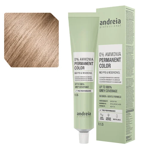 Andreia - Coloração Permanente 0% Amoníaco 9.0 Louro Muito Claro Natural