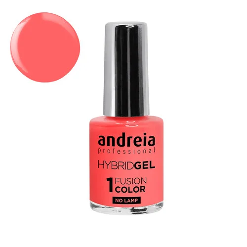 Andreia - Verniz Hybrid Gel Fusion Color H33 Coral Vivo