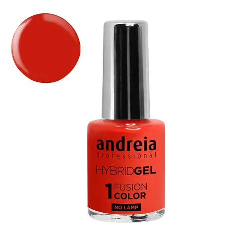 Andreia - Verniz Hybrid Gel Fusion Color H41 Vermelho Alaranjado Vivo