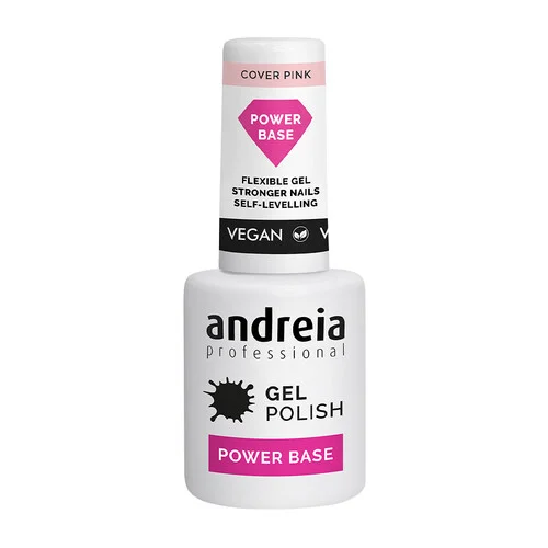 Andreia - Power Base Creme Alta Viscosidade Verniz Gel Cover Pink