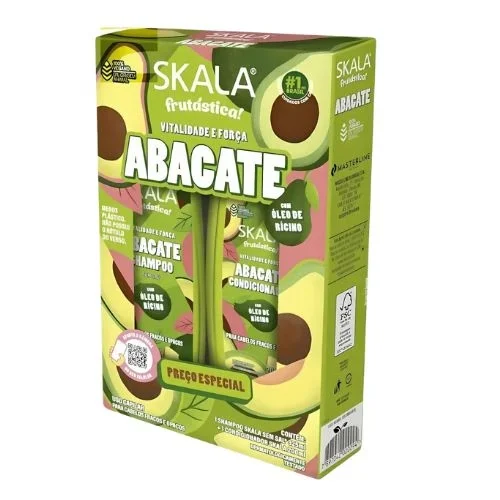 Skala Kit Shampoo 325ml + Condicionador 200ml Abacate