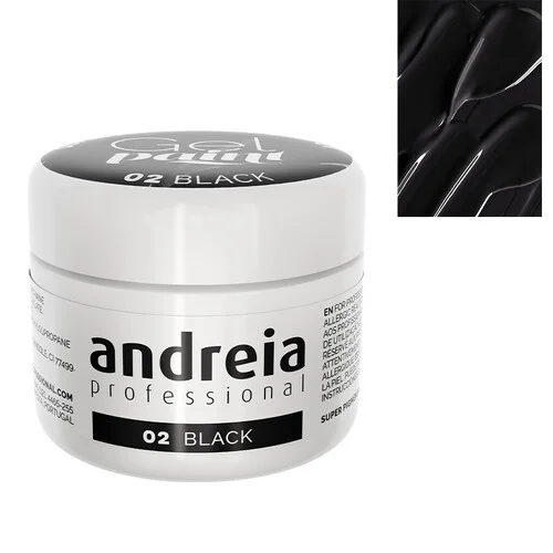 Andreia - Gel Paint 02 Black
