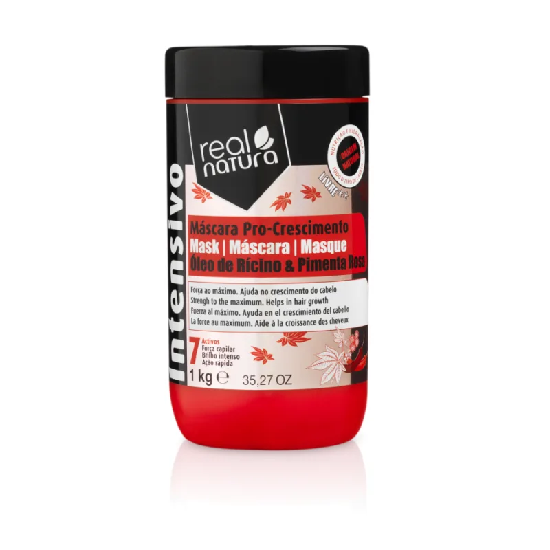Real Natura Máscara Sem Sal Pro-Crescimento 1kg