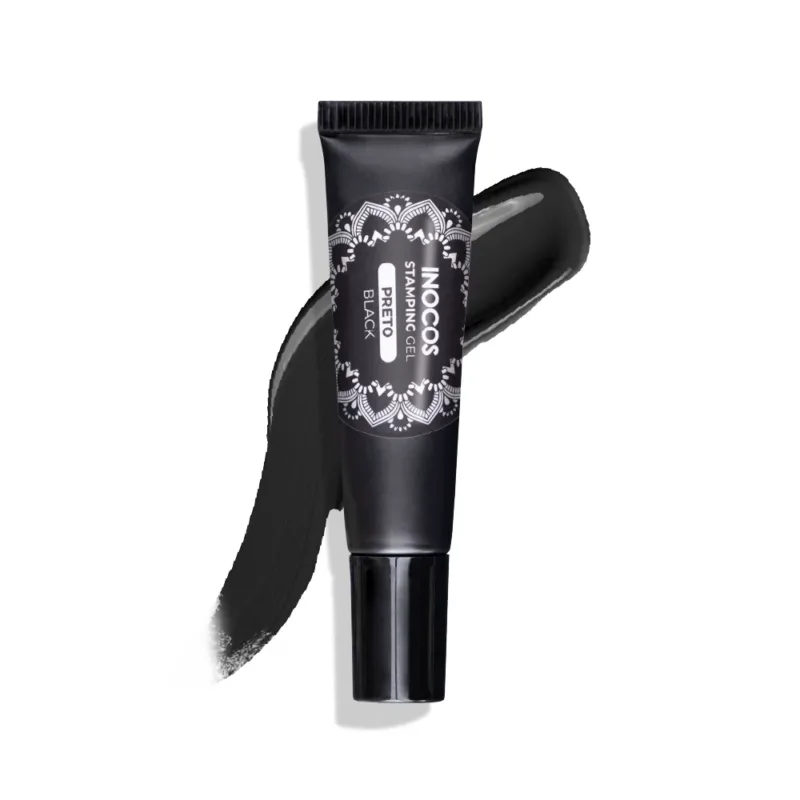 INOCOS - Stamping Gel INOCOS 1 Preto 8ml