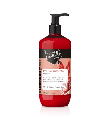 Real Natura Shampoo Sem Sal Pro Crescimento 500ml