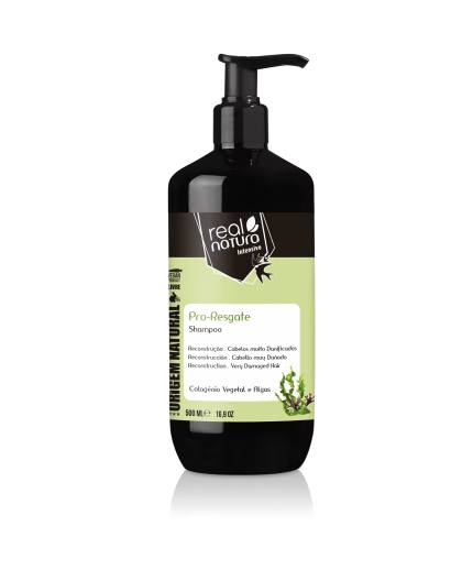 Real Natura Shampoo sem Sal Pro-Resgate 500ml
