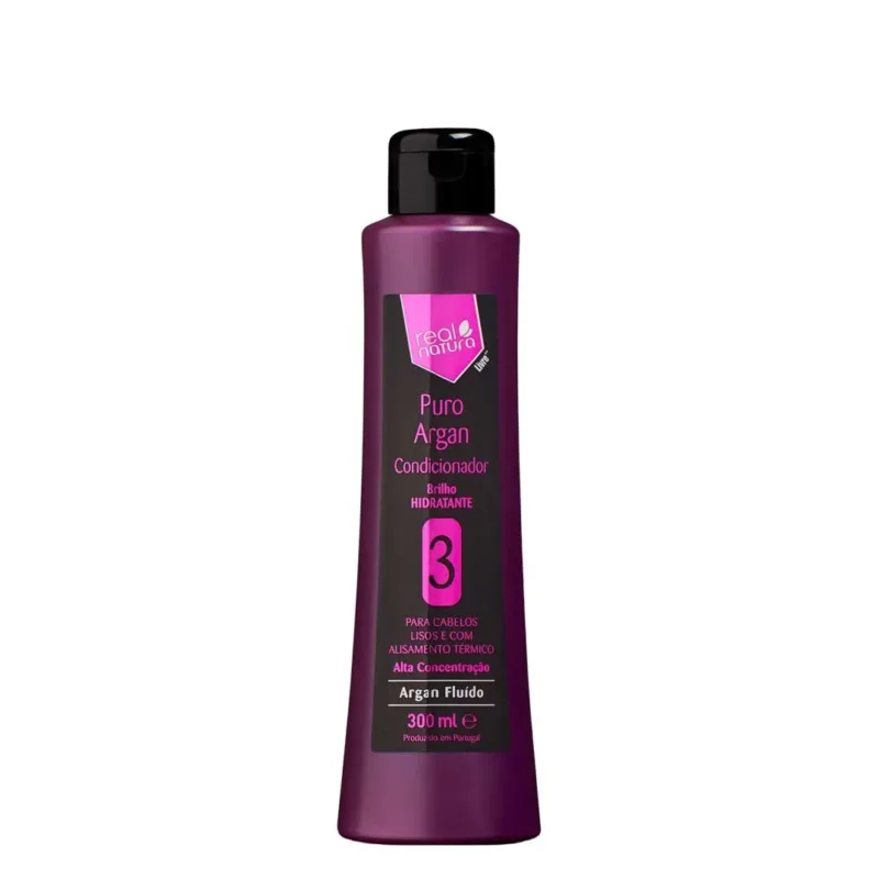 Real Natura Condicionador sem Sal Puro Argan 300ml