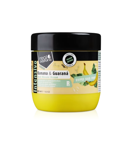 Real Natura Máscara Super Hair Food Banana e Guaraná 500ml