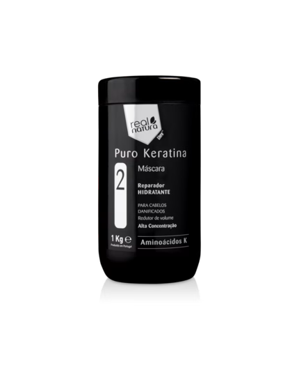 Real Natura Puro Keratina Máscara sem Sal 1kg