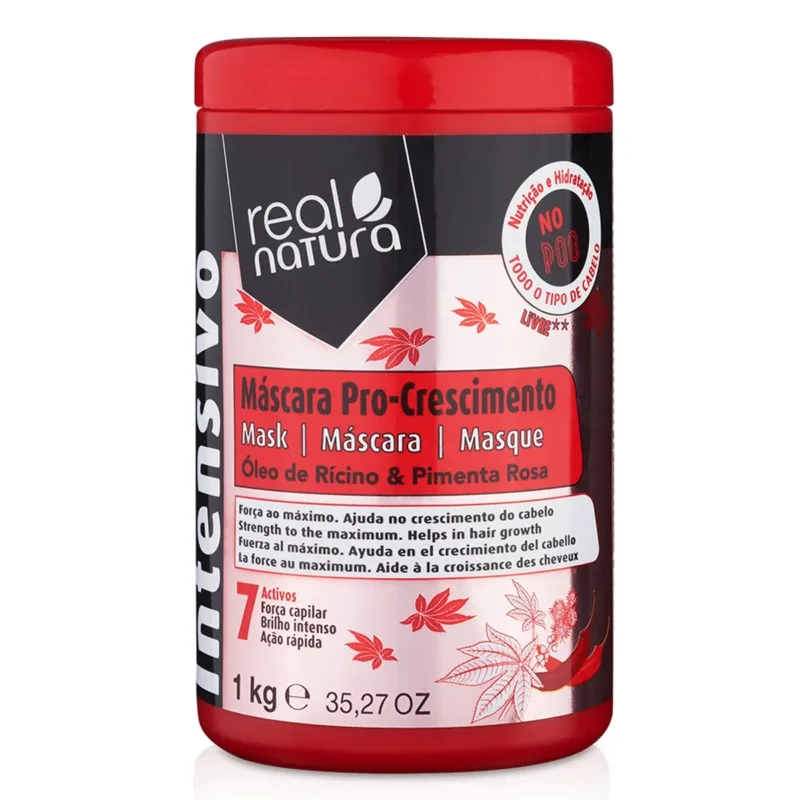 Real Natura Máscara Pro-Crescimento 1kg